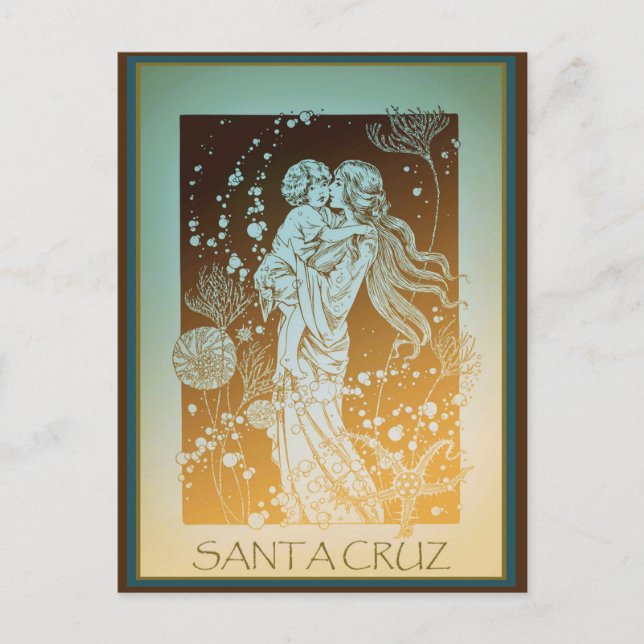 Carte postale de Santa Cruz Californie (Devant)