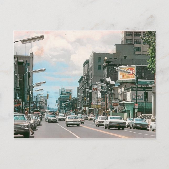 Carte postale de Scranton Pa. Wyoming Ave. (Devant)