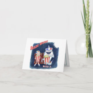 Carte postale de semaine de requin