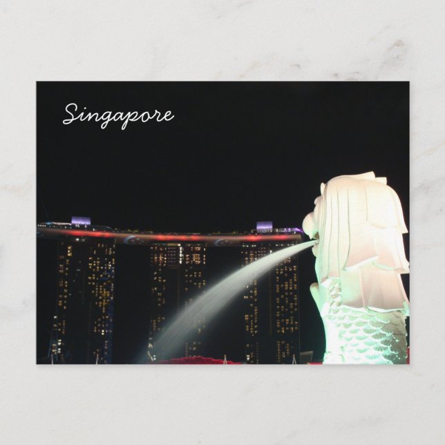 Carte postale de Sentosa Marina Bay Singapour (Devant)