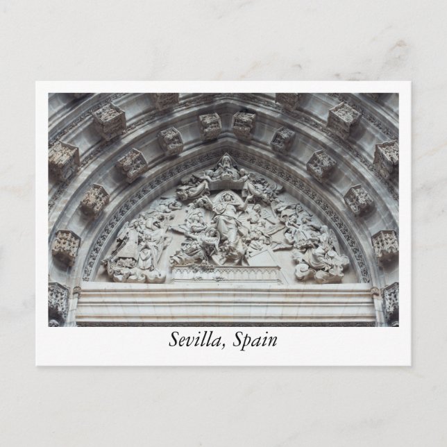 Carte postale de Sevilla, Espagne (Devant)