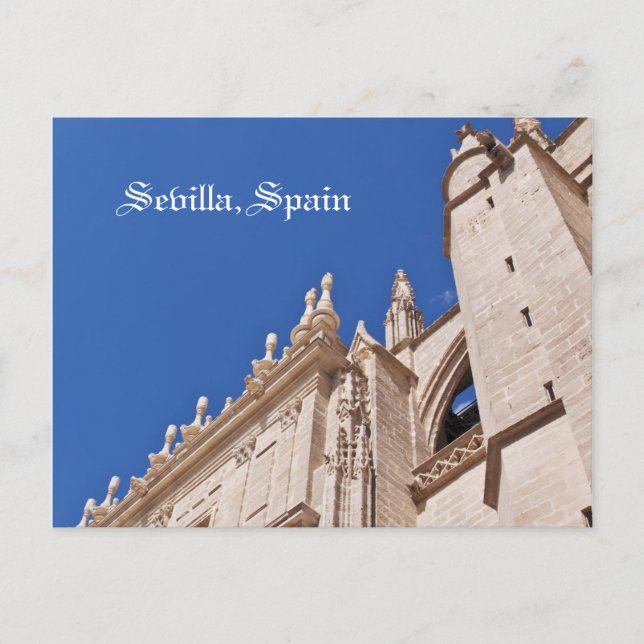 Carte postale de Sevilla, Espagne (Devant)