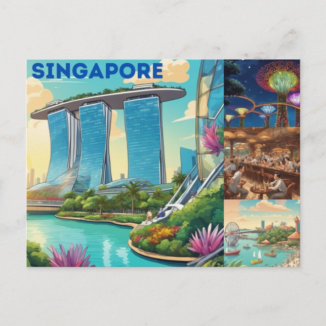 Carte postale de Singapour (Devant)