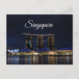 Carte postale de Singapour City Marina Bay Sands