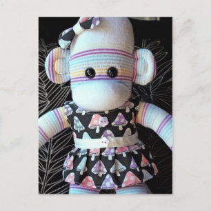 Carte postale de singe Mars Sock - Neve