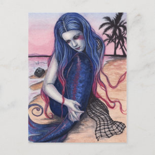 Carte postale de sirène de soleil