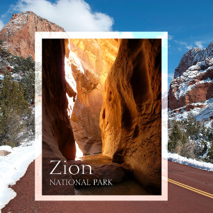 Carte postale de Slot Canyon, parc national de Zio