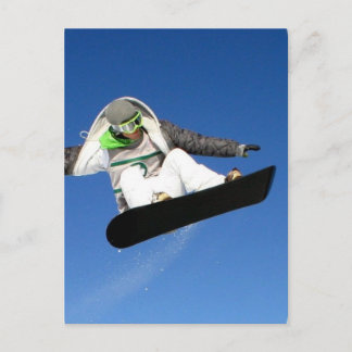 Carte postale de snowboard Big Air