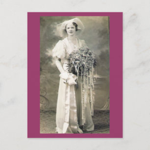 Carte postale de son mariage