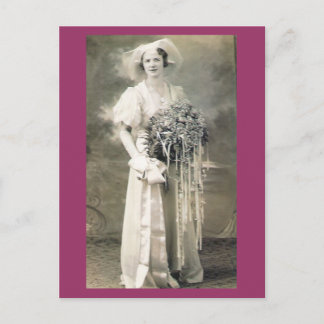 Carte postale de son mariage