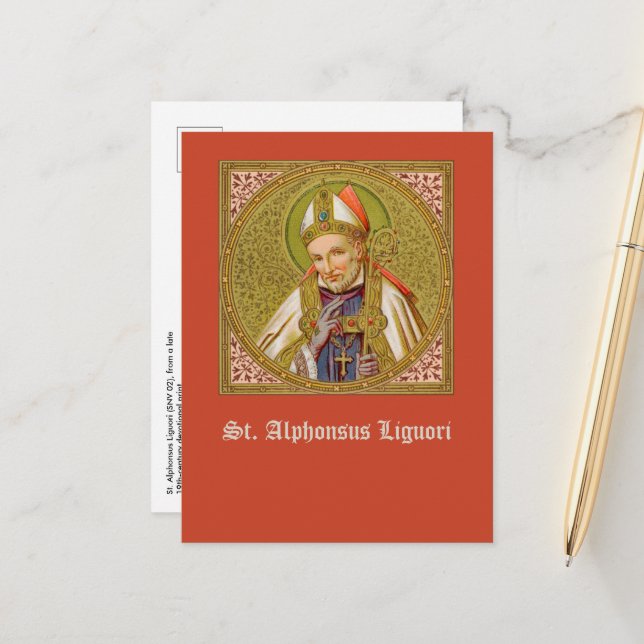 Carte postale de St. Alphonsus Liguori (SNV 02) (S (Devant/Arrière en situation)