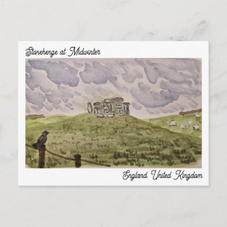 Carte postale de Stonehenge