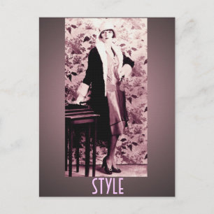 Carte postale de style d'aileron
