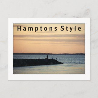 Carte postale de style Hamptons