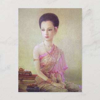 carte postale de style thaïlandais classique
