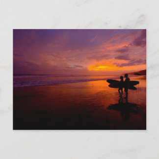 carte postale de surf