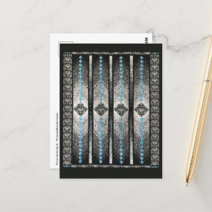 Carte postale de surface tressée française