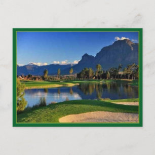 Carte postale de terrain de golf