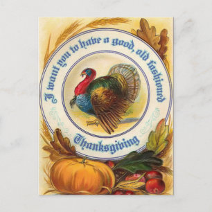 Carte postale de Thanksgiving