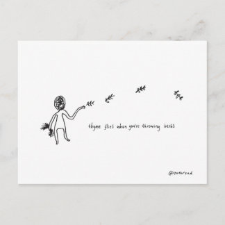 carte postale de thym