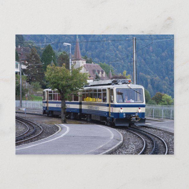 Carte postale de train suisse (Devant)