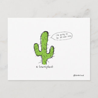 carte postale de transplantation
