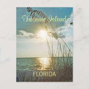 Carte postale de Treasure Island Florida