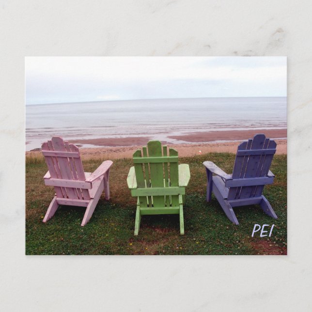 Carte postale de trois chaises (Devant)