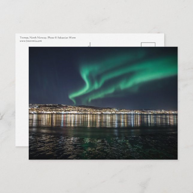 Carte postale de Tromso Norvège (Devant / Derrière)