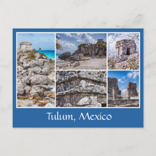 Carte postale de Tulum, Mexique