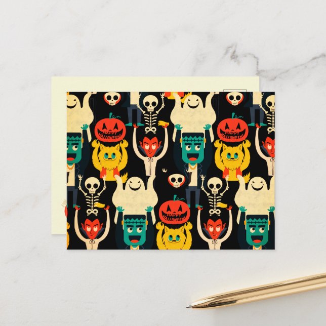 Carte postale de vacances (Devant/Arrière en situation)