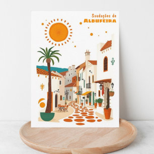 Carte postale de vacances Albufeira Algarve Portug