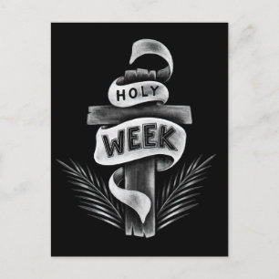 Carte postale de vacances Crucifix de la semaine S