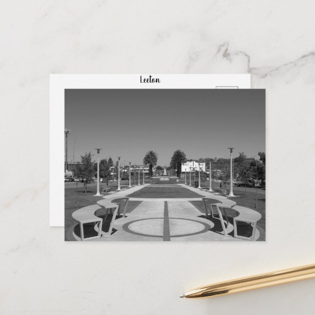 Carte postale de vacances de Leeton (Devant/Arrière en situation)