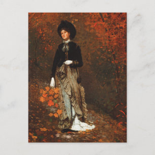 Carte postale de vacances de Thanksgiving d'automn