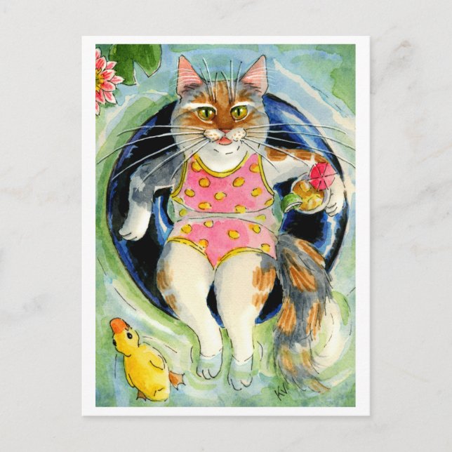 Carte postale de vacances d'été, vous souhaitant d (Devant)