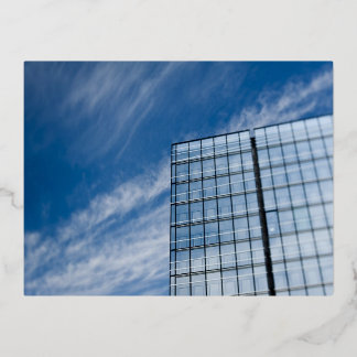 Carte Postale De Vacances En Aluminium Architecture moderne à déplacement incliné