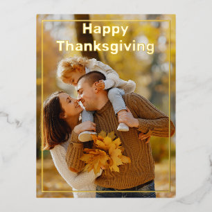 Carte Postale De Vacances En Aluminium Bon thanksgiving photo complète