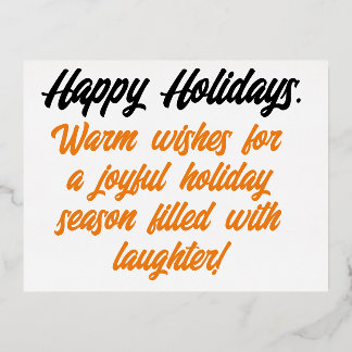 Carte Postale De Vacances En Aluminium "Bonnes Fêtes"