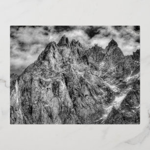 Carte Postale De Vacances En Aluminium Chamonix des Alpes françaises