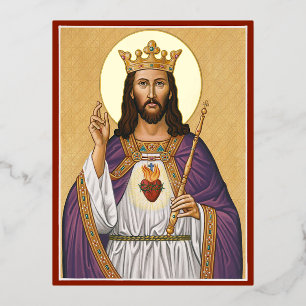 Carte Postale De Vacances En Aluminium Christ le Roi