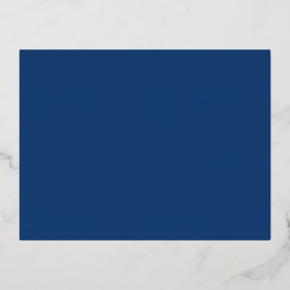 Carte Postale De Vacances En Aluminium Créer votre propre blanc bleu foncé