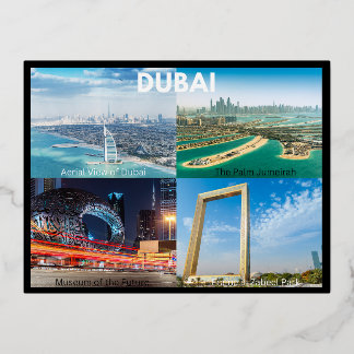 Carte Postale De Vacances En Aluminium Dubaï