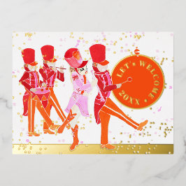 Carte Postale De Vacances En Aluminium Funny Casse-noisette orange-rouge