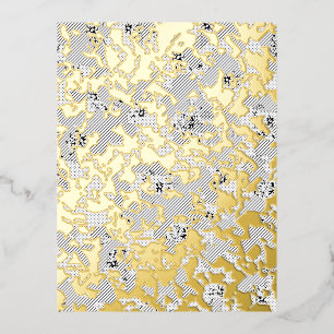 Carte Postale De Vacances En Aluminium Gainsboro, Porcelaine, Design de points de fumée b
