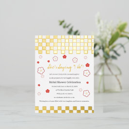 Carte Postale De Vacances En Aluminium Japanese Touch Bridal