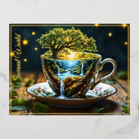 Magic teacup paysage fantastique nature