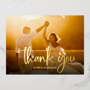 Carte Postale De Vacances En Aluminium Mariage Merci Merci