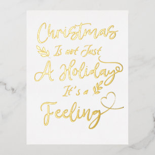 Carte Postale De Vacances En Aluminium Noël n'est pas seulement un jour férié C'est un se