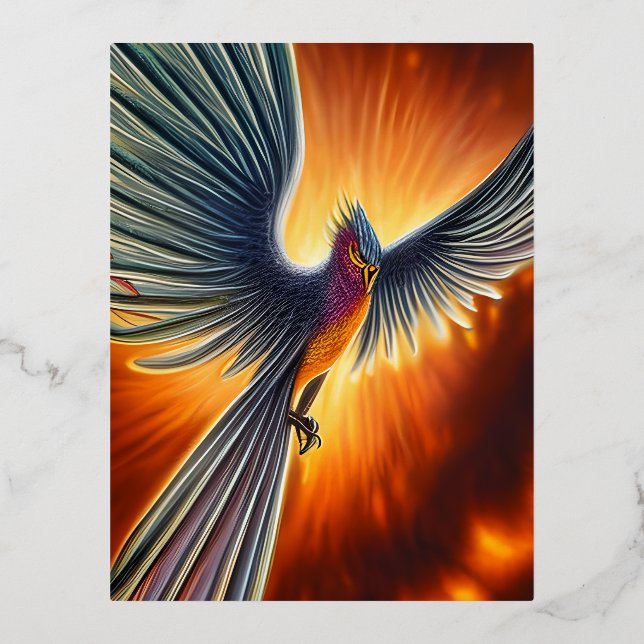Carte Postale De Vacances En Aluminium Phoenix (Recto)